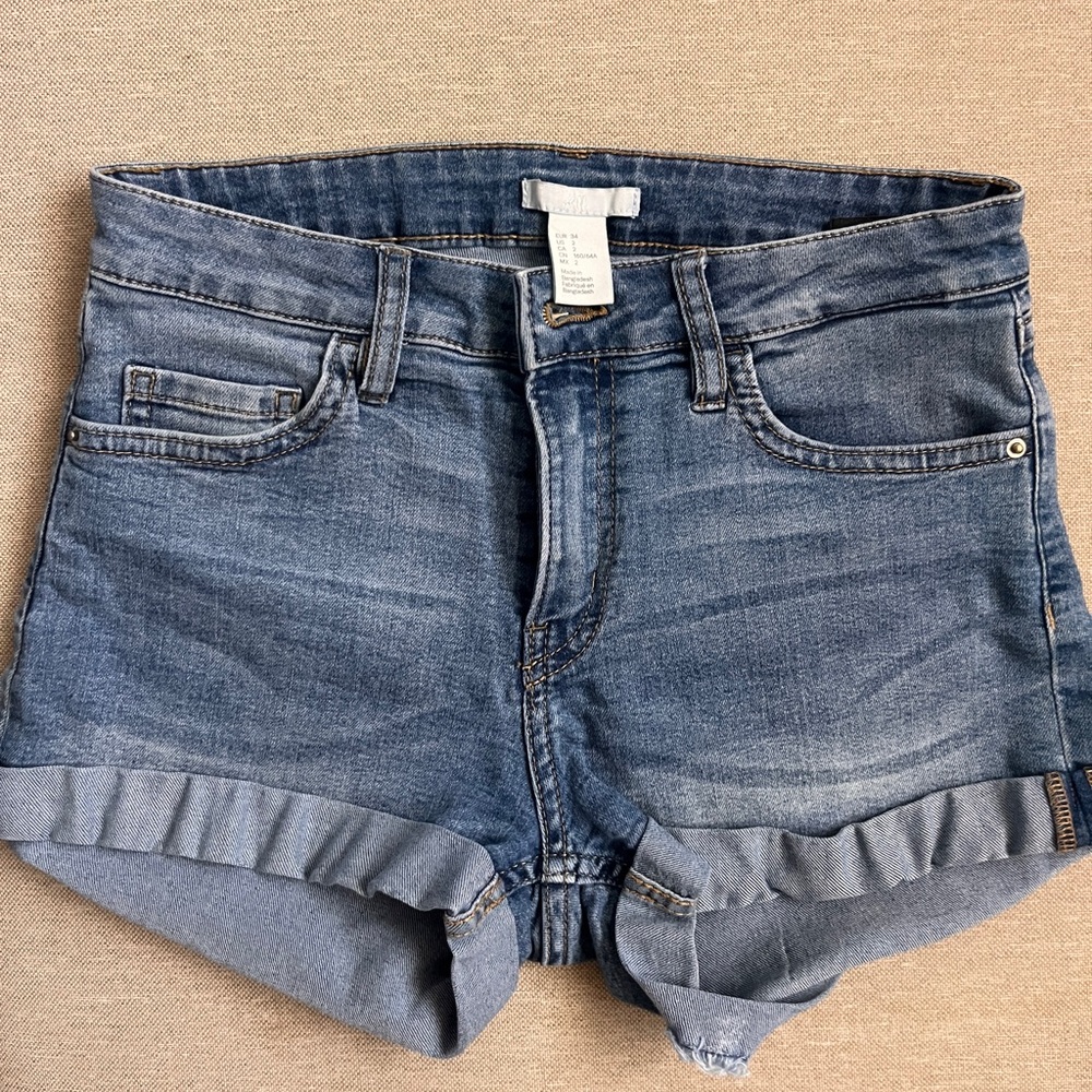 Denim Blue Women's Shorts